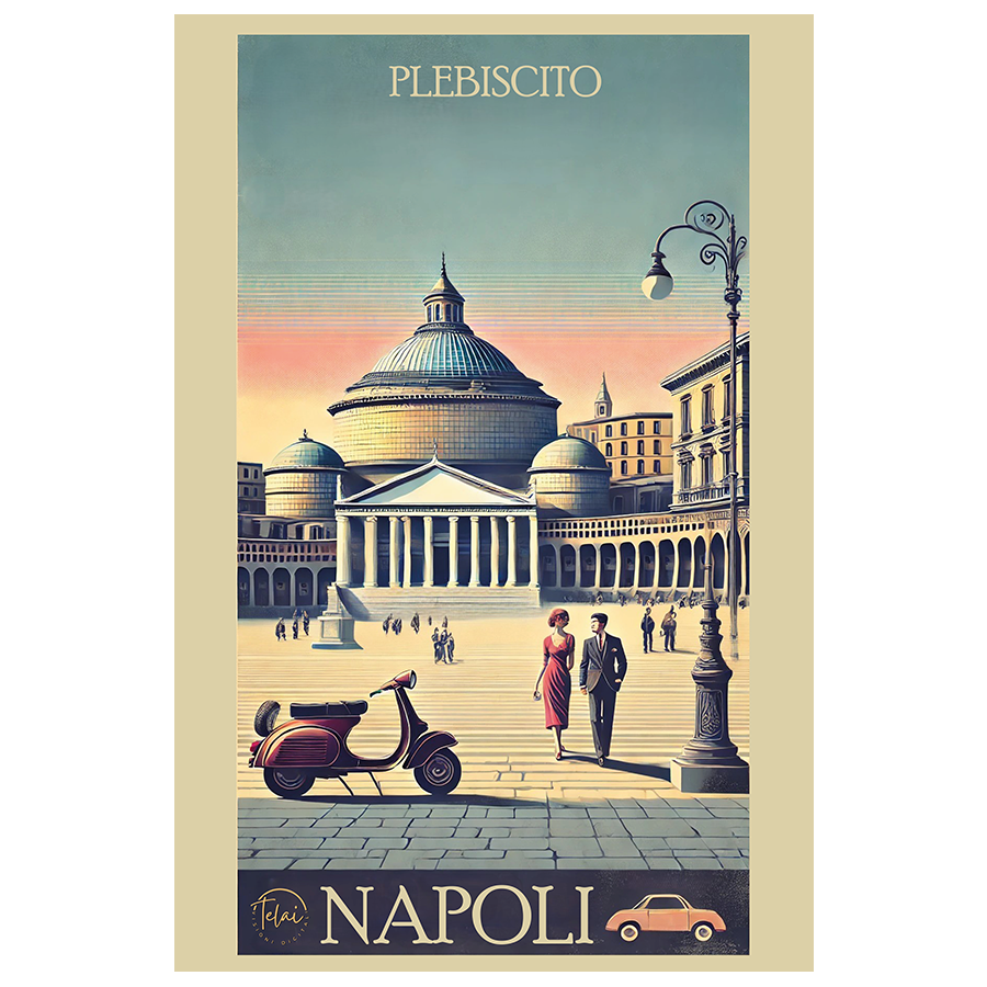 Piazza Plebiscito Retrò: Napoli in Vintage